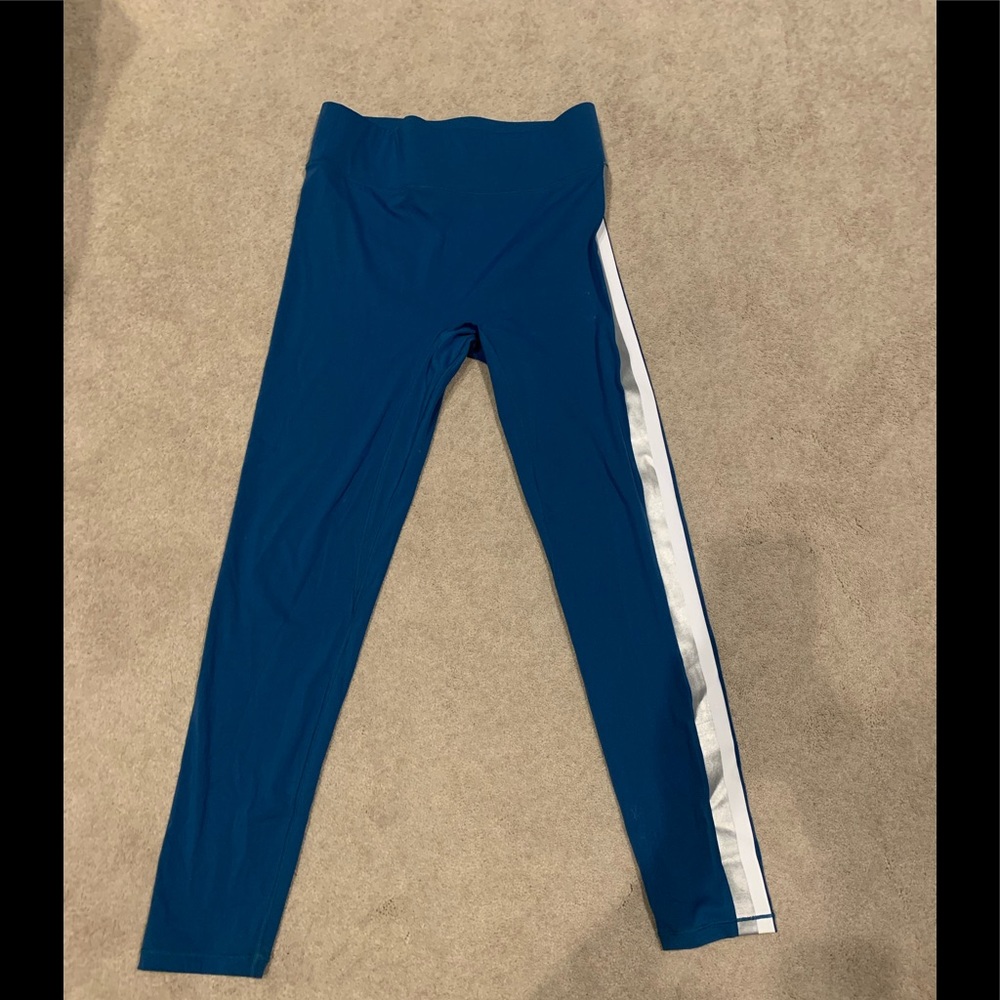 Turquoise All Access leggings, Size M, EUC